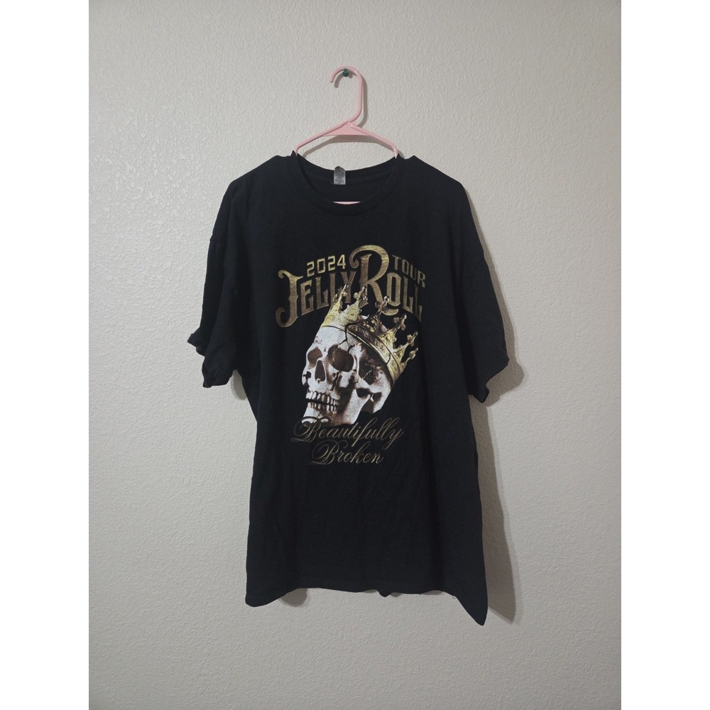 JELLY ROLL JASON DEFORD 2024 CONCERT TOUR TEE SHIRT  PREOWNED PLS READ